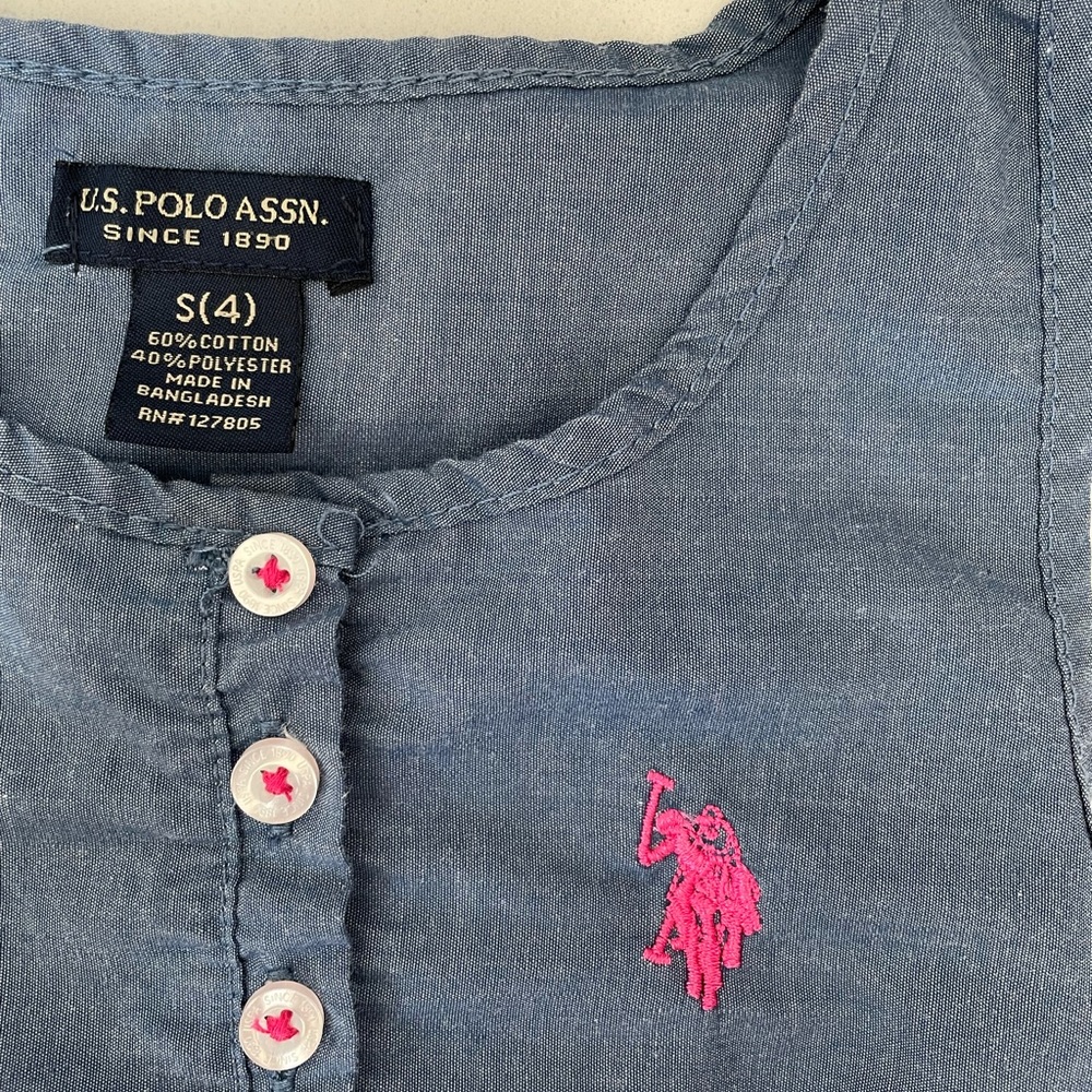 US Polo Assn Little Girls Dress